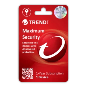 Trend Micro Maximum Security - 1 Year for 1 Device